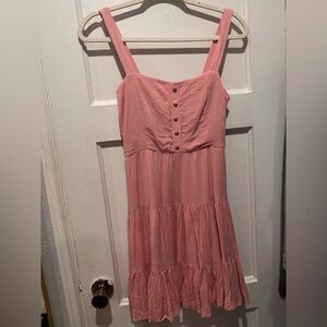 Forever 21 Blush Pink Button-Down Dress
